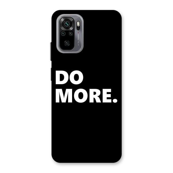 Do More Back Case for Redmi Note 10