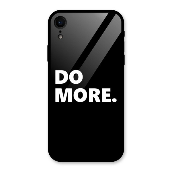 Do More Glass Back Case for XR