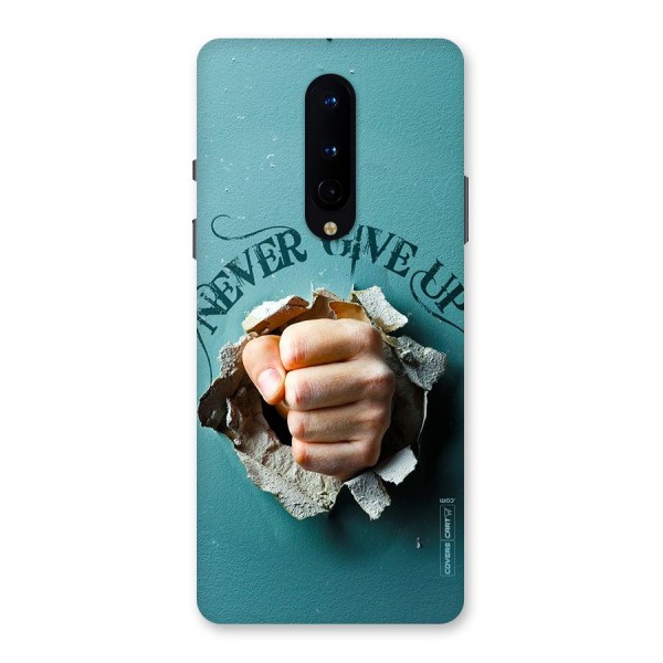 Do Not Give Up Back Case for OnePlus 8