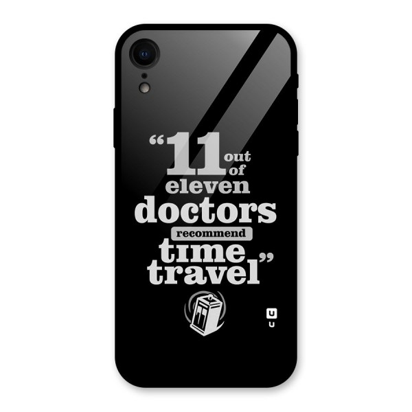 Doctors Recommend Time Travel Glass Back Case for XR