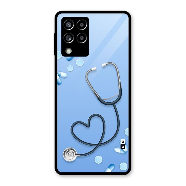 Doctors Stethoscope Glass Back Case for Galaxy M53 5G