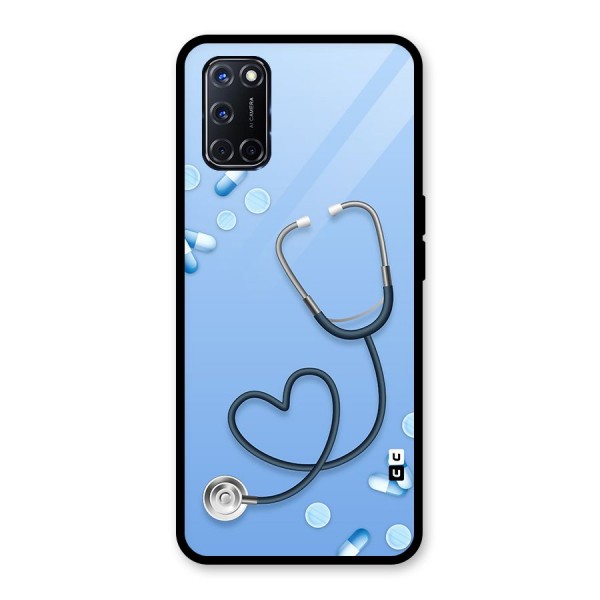 Doctors Stethoscope Glass Back Case for Oppo A52