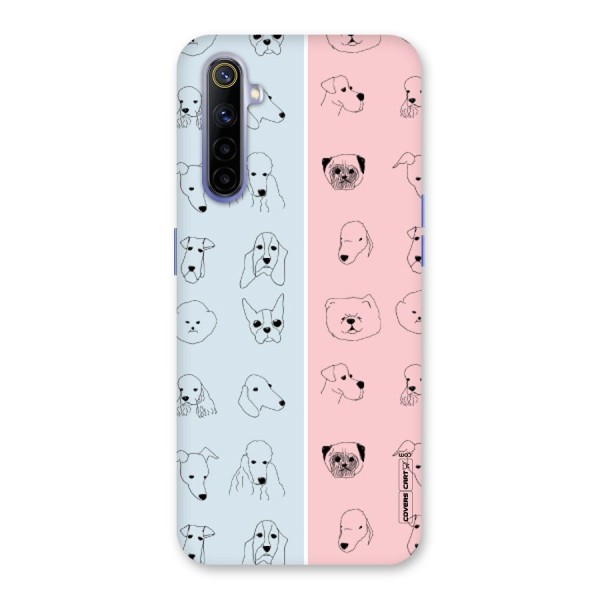 Dog Cat And Cow Back Case for Realme 6