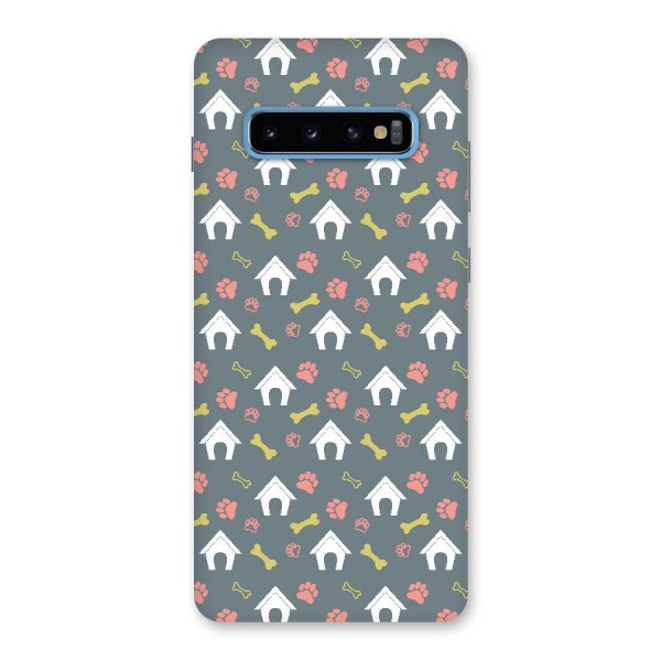 Dog Pattern Back Case for Galaxy S10 Plus