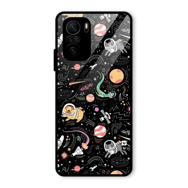 Dog Planetarium Glass Back Case for Mi 11x