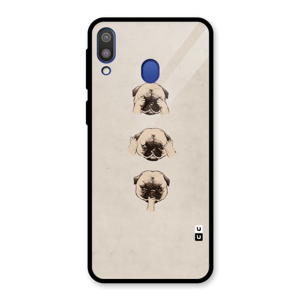 Doggo Moods Glass Back Case for Galaxy M20