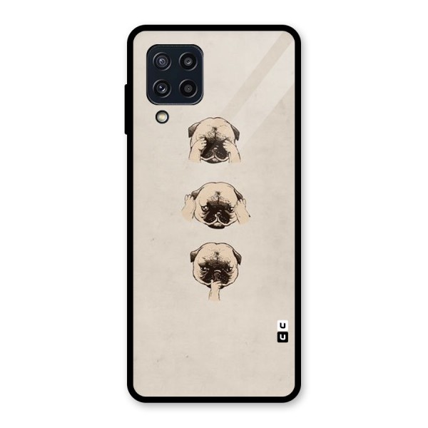 Doggo Moods Glass Back Case for Galaxy M32