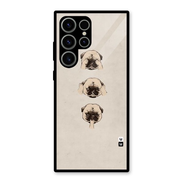 Doggo Moods Glass Back Case for Galaxy S23 Ultra