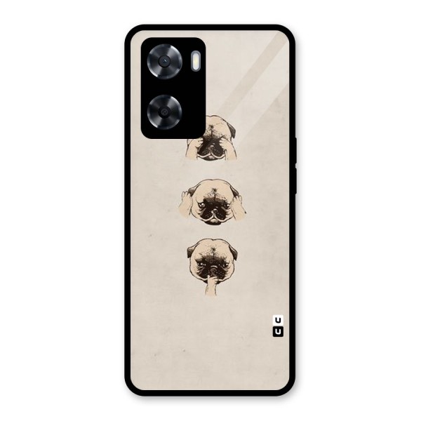 Doggo Moods Glass Back Case for Oppo A57 2022