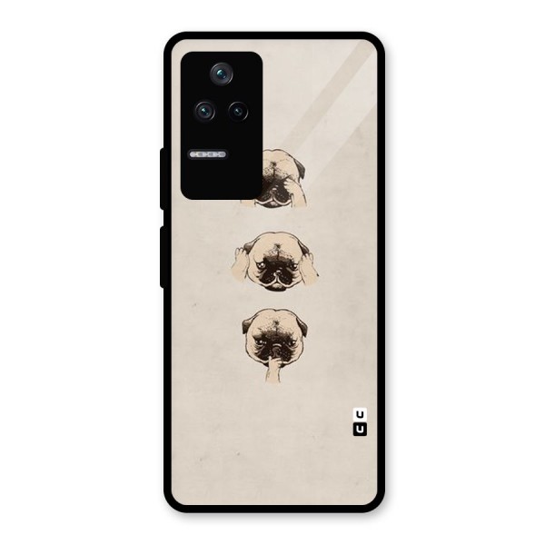 Doggo Moods Glass Back Case for Poco F4 5G