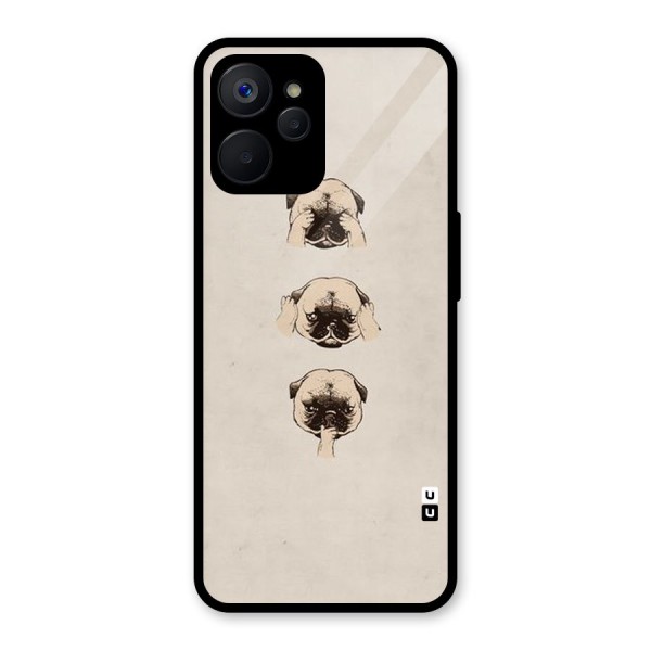 Doggo Moods Glass Back Case for Realme 9i 5G