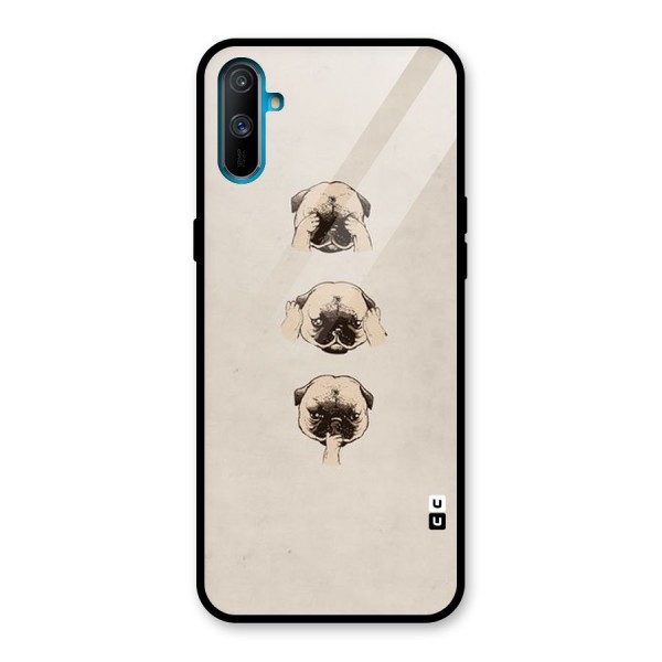 Doggo Moods Glass Back Case for Realme C3