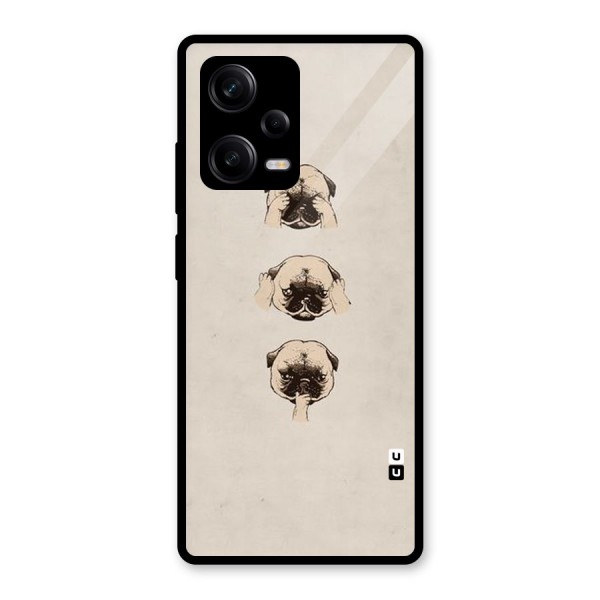 Doggo Moods Glass Back Case for Redmi Note 12 Pro