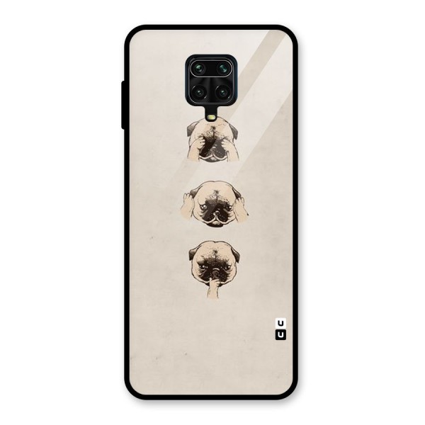 Doggo Moods Glass Back Case for Redmi Note 9 Pro