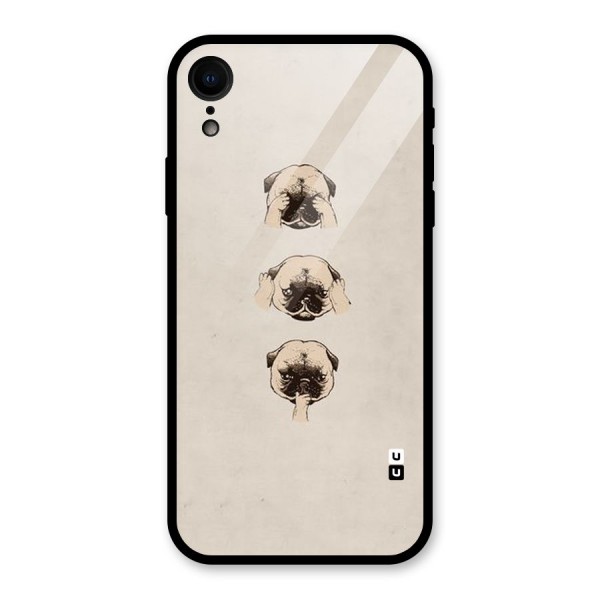 Doggo Moods Glass Back Case for XR