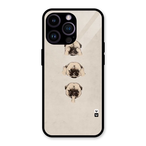 Doggo Moods Glass Back Case for iPhone 14 Pro Max