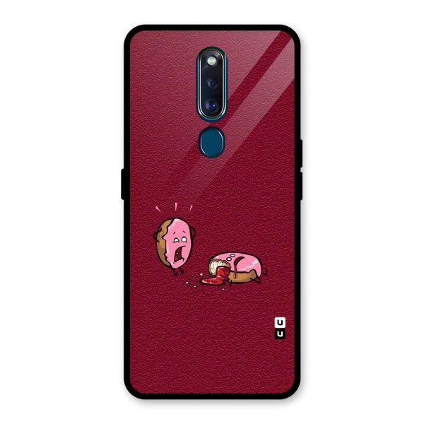 Donut Murder Glass Back Case for Oppo F11 Pro