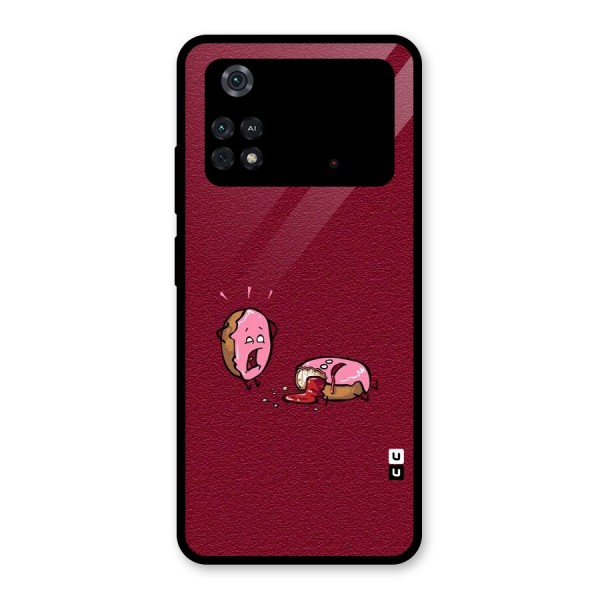 Donut Murder Glass Back Case for Poco M4 Pro 4G