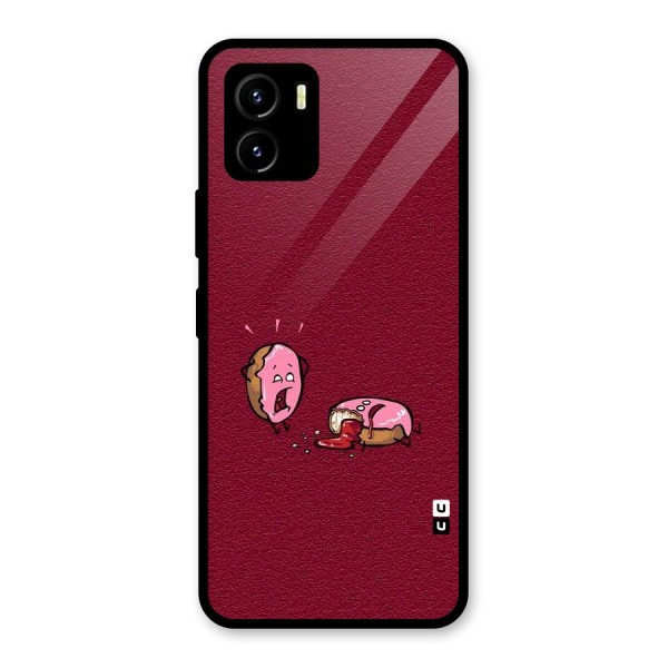 Donut Murder Glass Back Case for Vivo Y15s