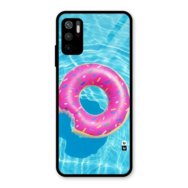 Donut Swim Glass Back Case for Poco M3 Pro 5G