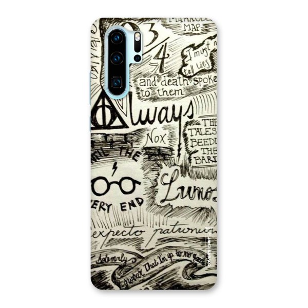 Doodle Art Back Case for Huawei P30 Pro