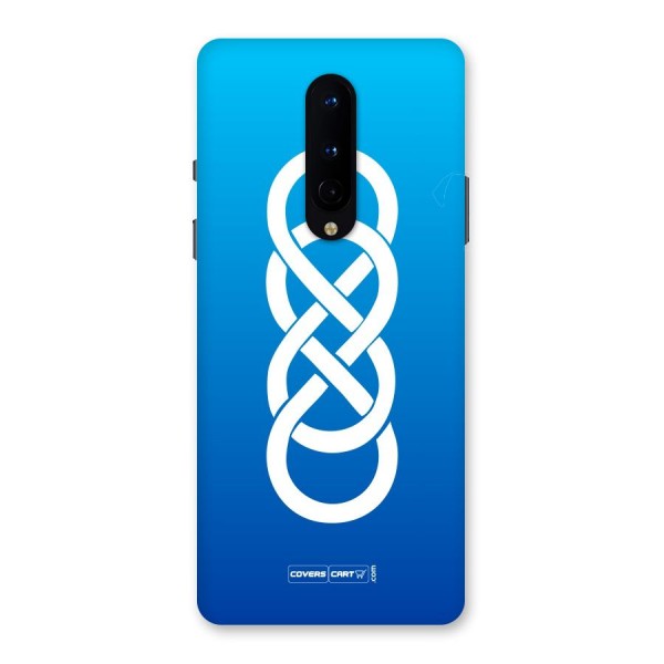 Double Infinity Blue Back Case for OnePlus 8