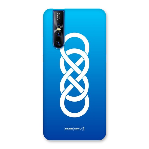 Double Infinity Blue Back Case for Vivo V15 Pro