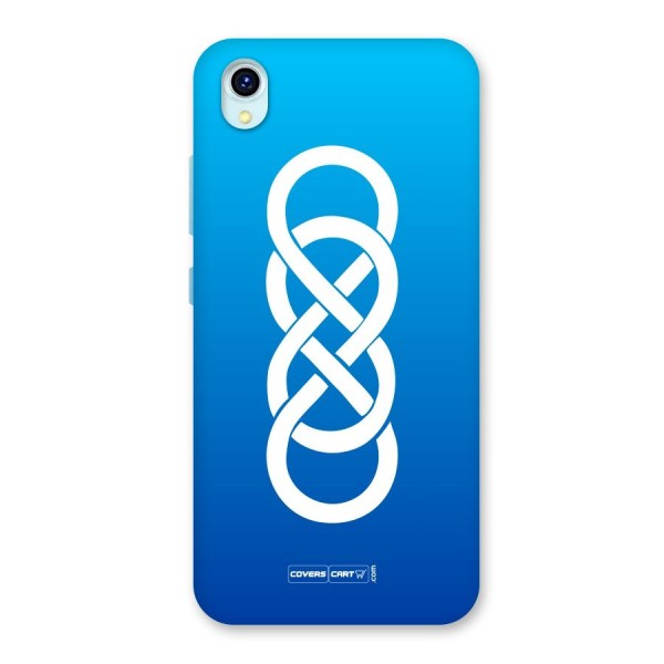 Double Infinity Blue Back Case for Vivo Y1s