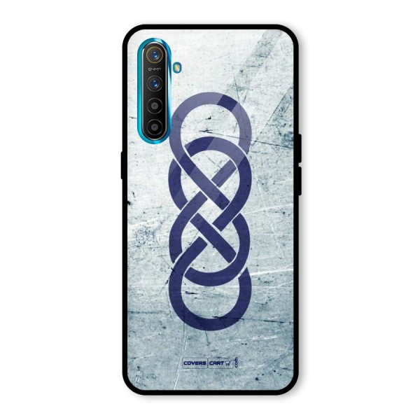 Double Infinity Rough Glass Back Case for Realme X2