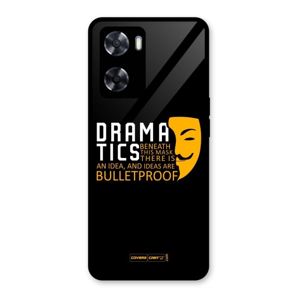 Dramatics Glass Back Case for Oppo A57 2022