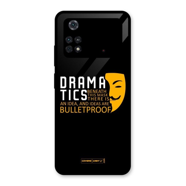 Dramatics Glass Back Case for Poco M4 Pro 4G