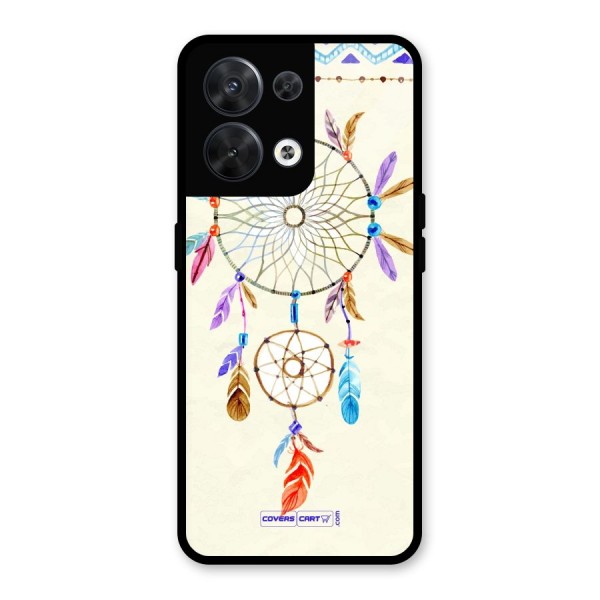 Dream Catcher Glass Back Case for Oppo Reno8 5G