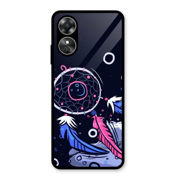 Dream Catcher Minimal Glass Back Case for Oppo A17