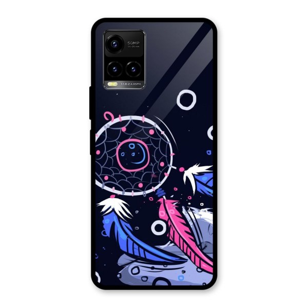 Dream Catcher Minimal Glass Back Case for Vivo Y21 2021