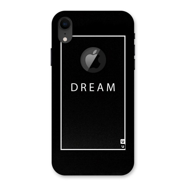 Dream Classic Back Case for iPhone XR Logo Cut