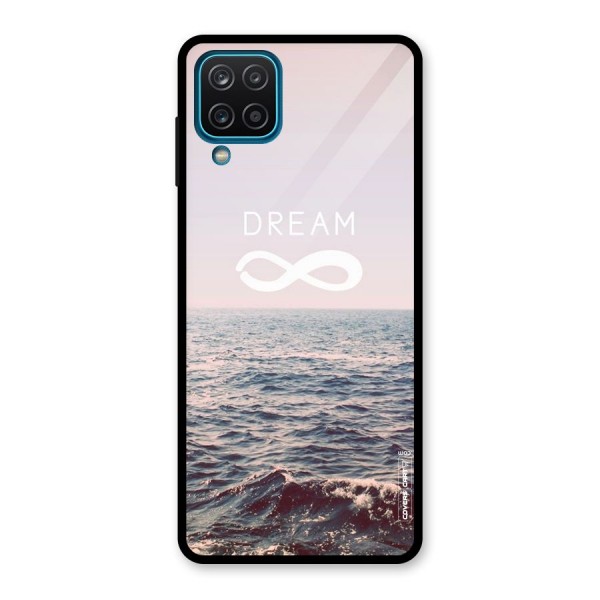 Dream Infinity Glass Back Case for Galaxy A12