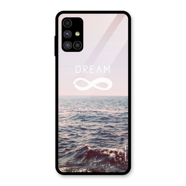 Dream Infinity Glass Back Case for Galaxy M51