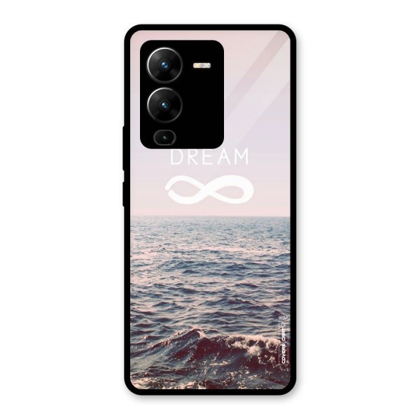 Dream Infinity Glass Back Case for Vivo V25 Pro