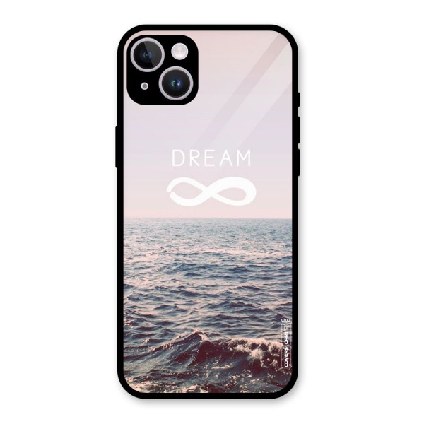 Dream Infinity Glass Back Case for iPhone 14 Plus