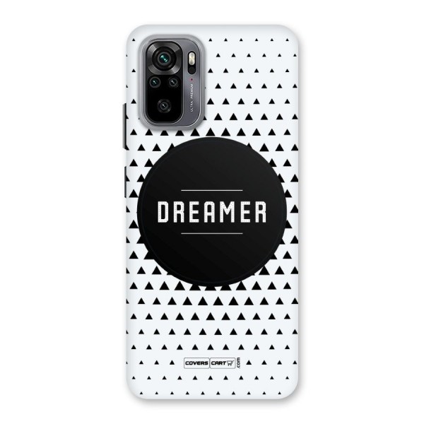 Dreamer Minimalist Back Case for Redmi Note 10