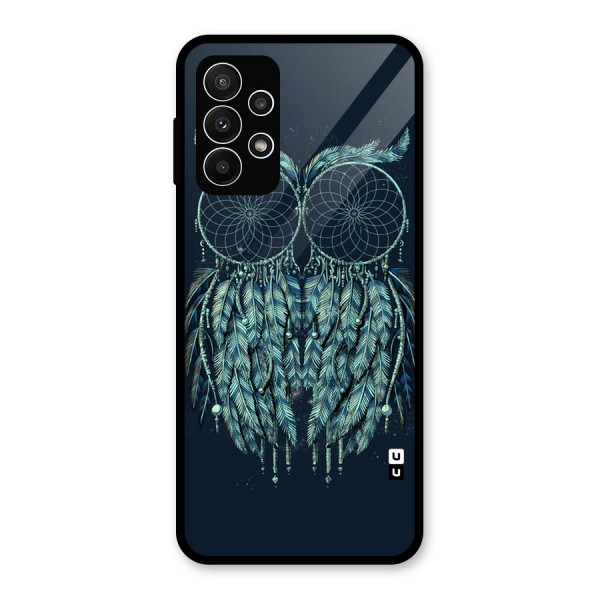 Dreamy Owl Catcher Glass Back Case for Galaxy A23