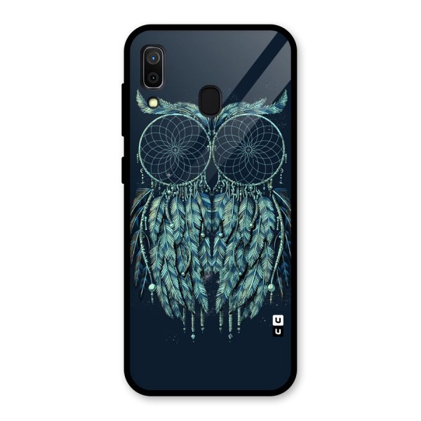 Dreamy Owl Catcher Glass Back Case for Galaxy A30