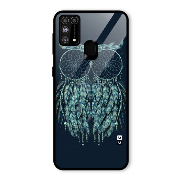 Dreamy Owl Catcher Glass Back Case for Galaxy F41