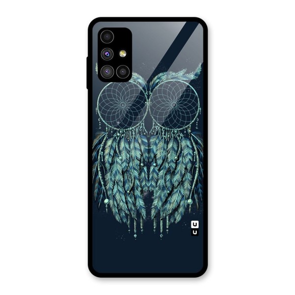 Dreamy Owl Catcher Glass Back Case for Galaxy M51