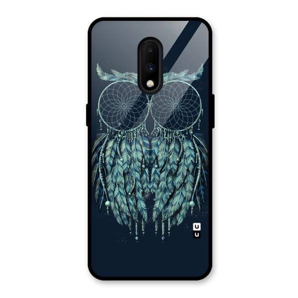 Dreamy Owl Catcher Glass Back Case for OnePlus 7