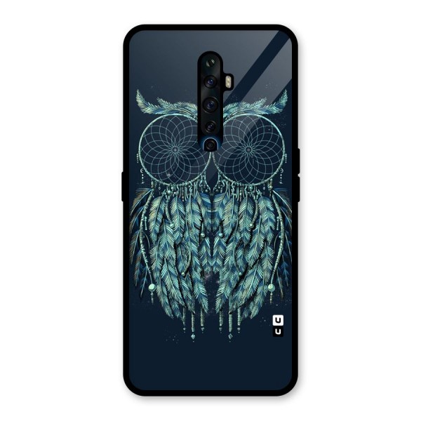 Dreamy Owl Catcher Glass Back Case for Oppo Reno2 Z