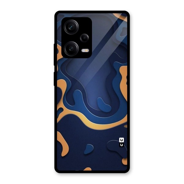 Drops Flow Glass Back Case for Redmi Note 12 Pro