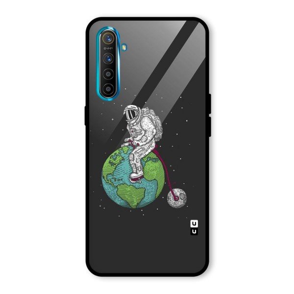 Earth Space Doodle Glass Back Case for Realme XT