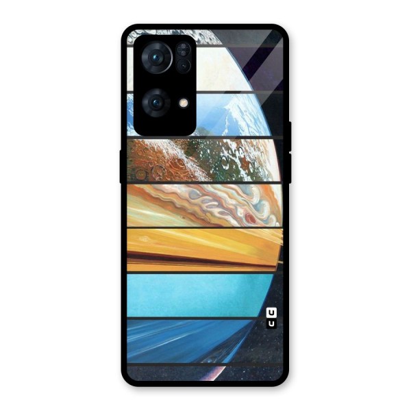 Earthly Design Glass Back Case for Oppo Reno7 Pro 5G