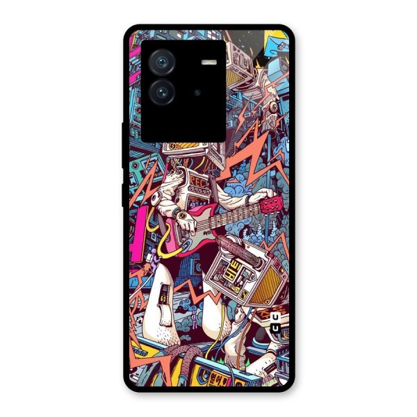 Electric Colors Glass Back Case for Vivo iQOO Neo 6 5G